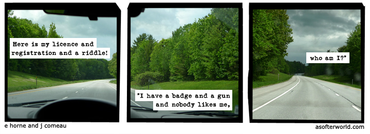 I'm a police cat! meow